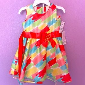 NWT Colorful Toddler Girl Dress